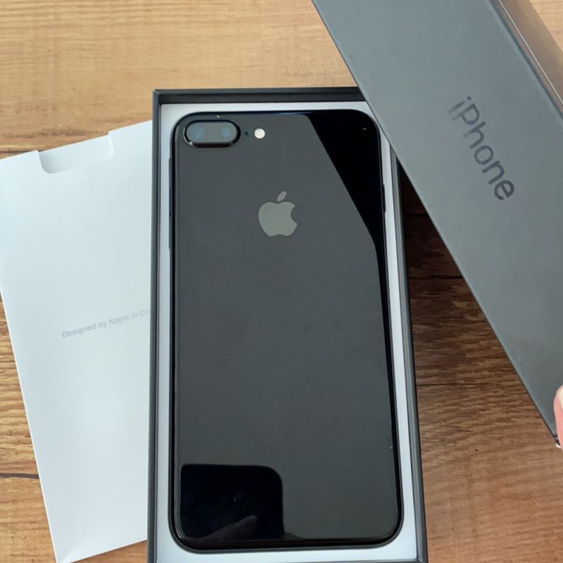 Iphone 7 Plus Jet Black 128gb | Iphone Apple Usado 51898481 | enjoei