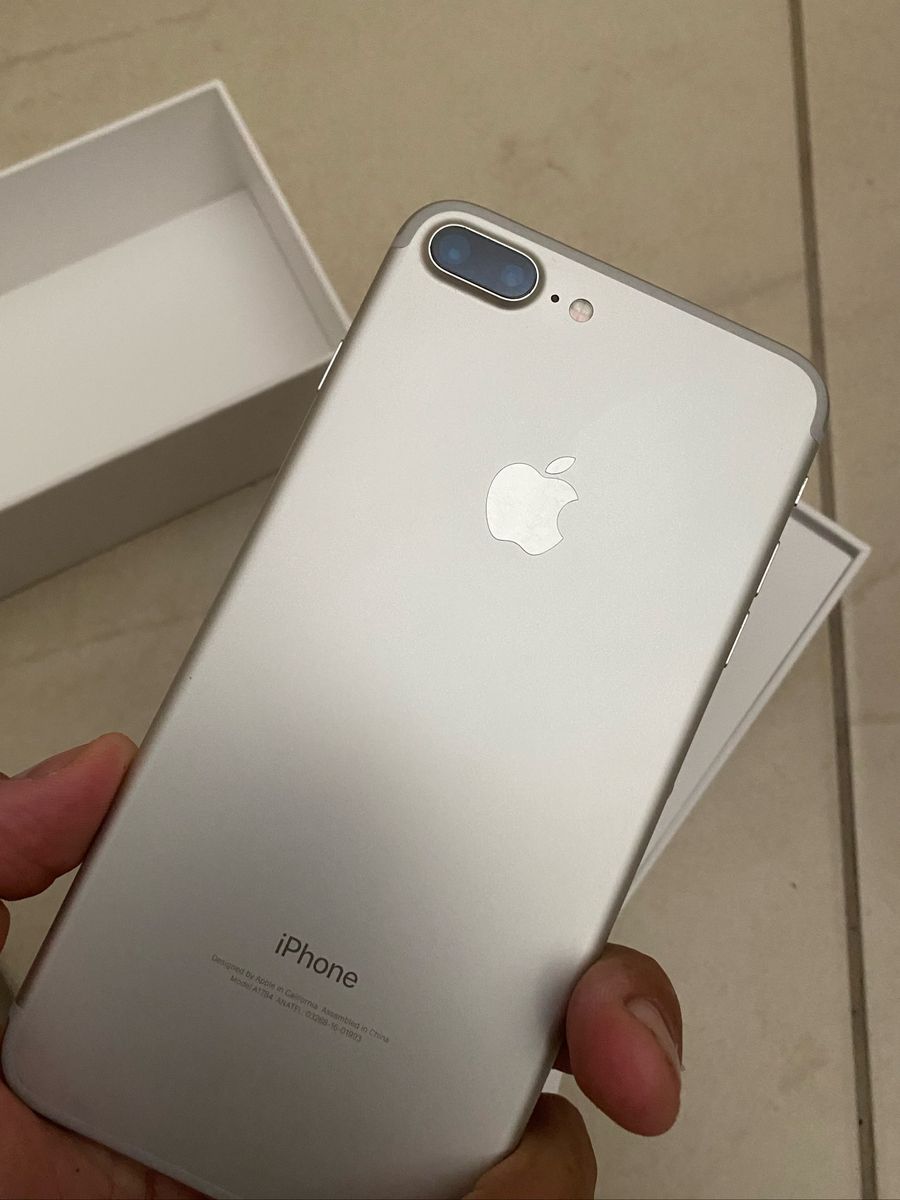 Iphone 7 Plus Prata | Jogo de Computador Apple Usado 41807547 | enjoei