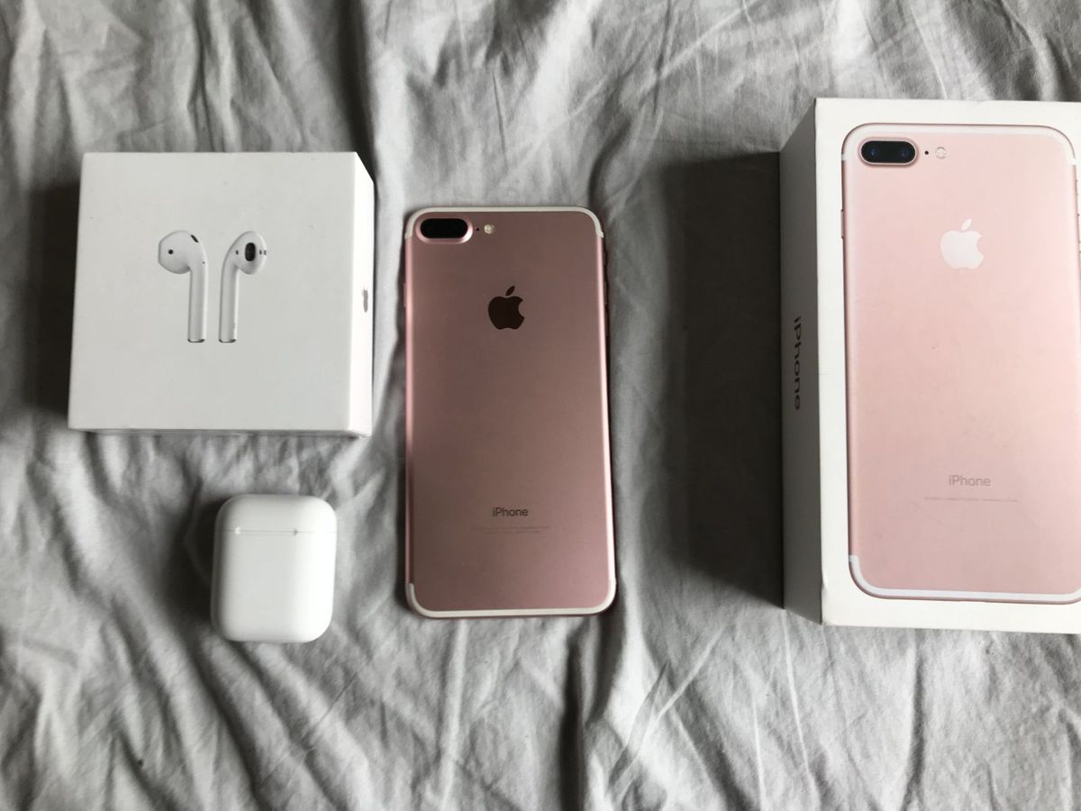 Iphone 7 Plus Rose 128 Gb Cacareco Apple Usado 42501659