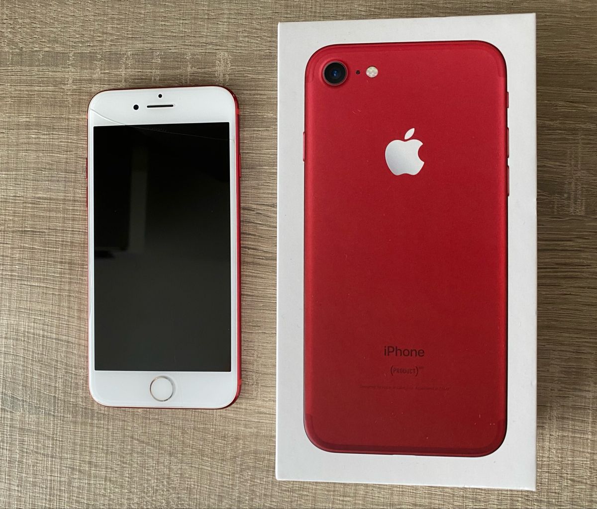 Iphone 7 Red 128gb | Iphone Iphone Usado 38661501 | enjoei