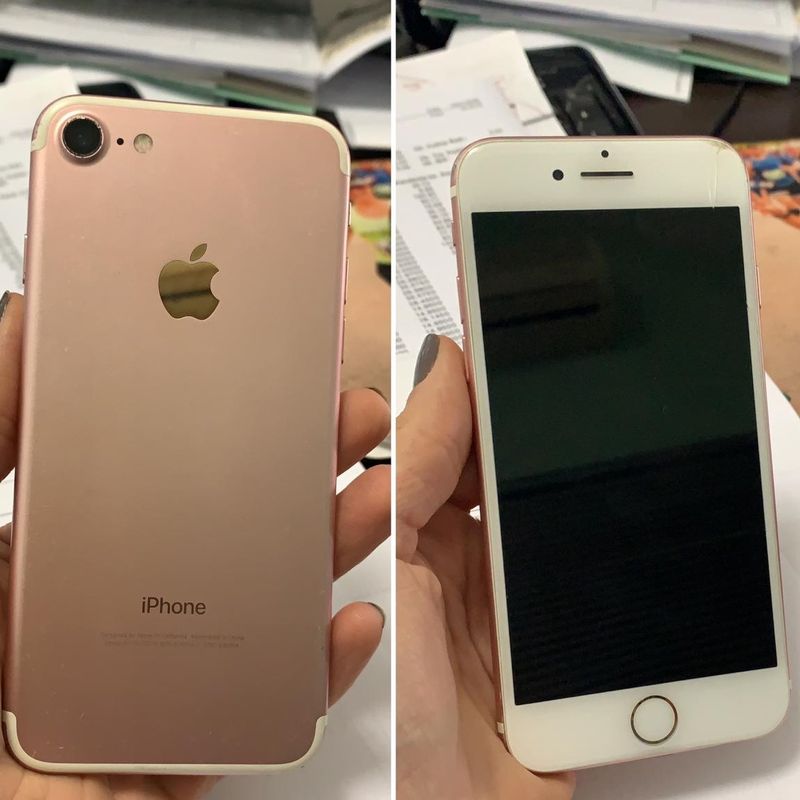Apple iPhone 7 128GB ローズゴールド Iphone 7 Rose Gold 128gb | Iphone Apple Usado 39730842 | enjoei
