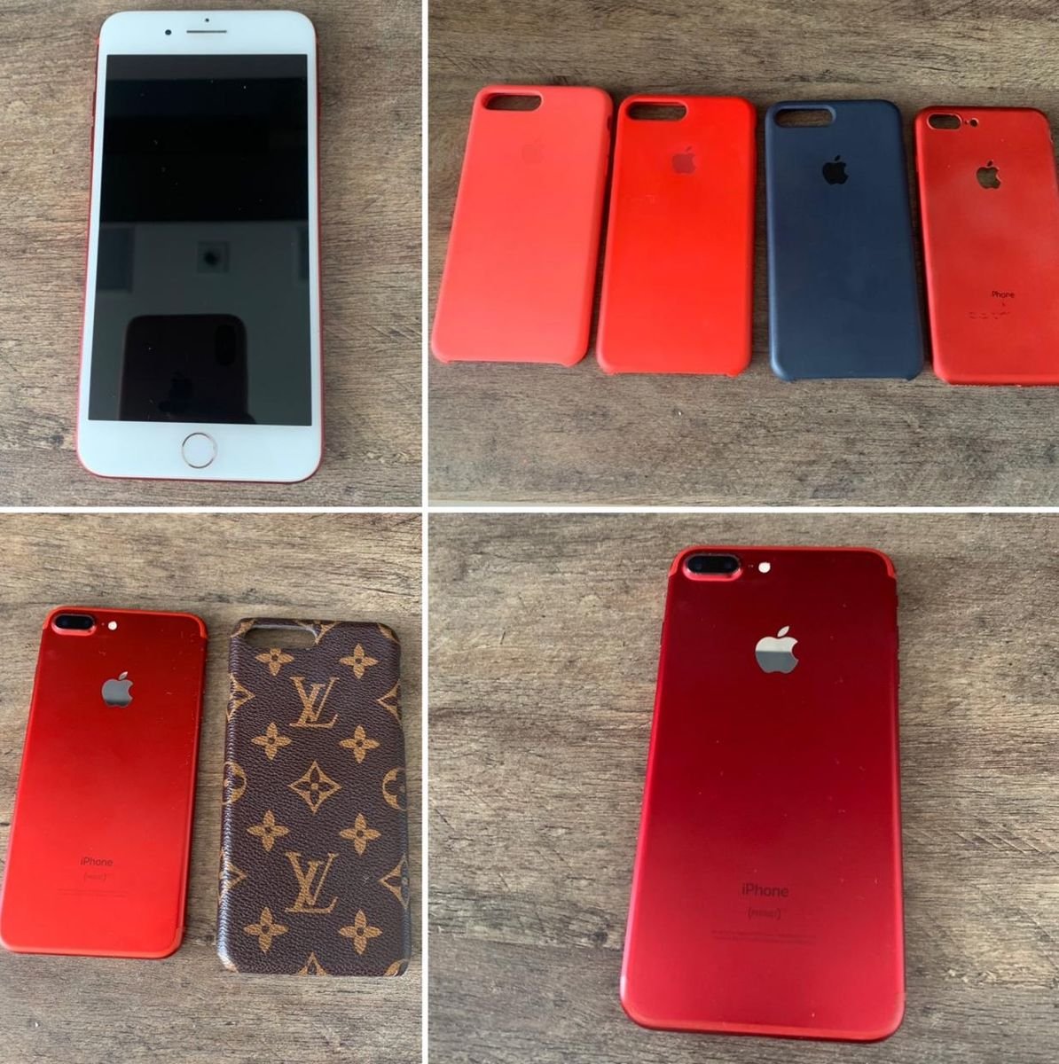 Iphone 7plus Red Edicao Limitada 128gb Usado Iphone Apple Usado Enjoei