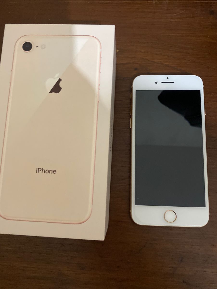 Iphone 8, 256 Gb Dourado Iphone Apple Usado 43370276