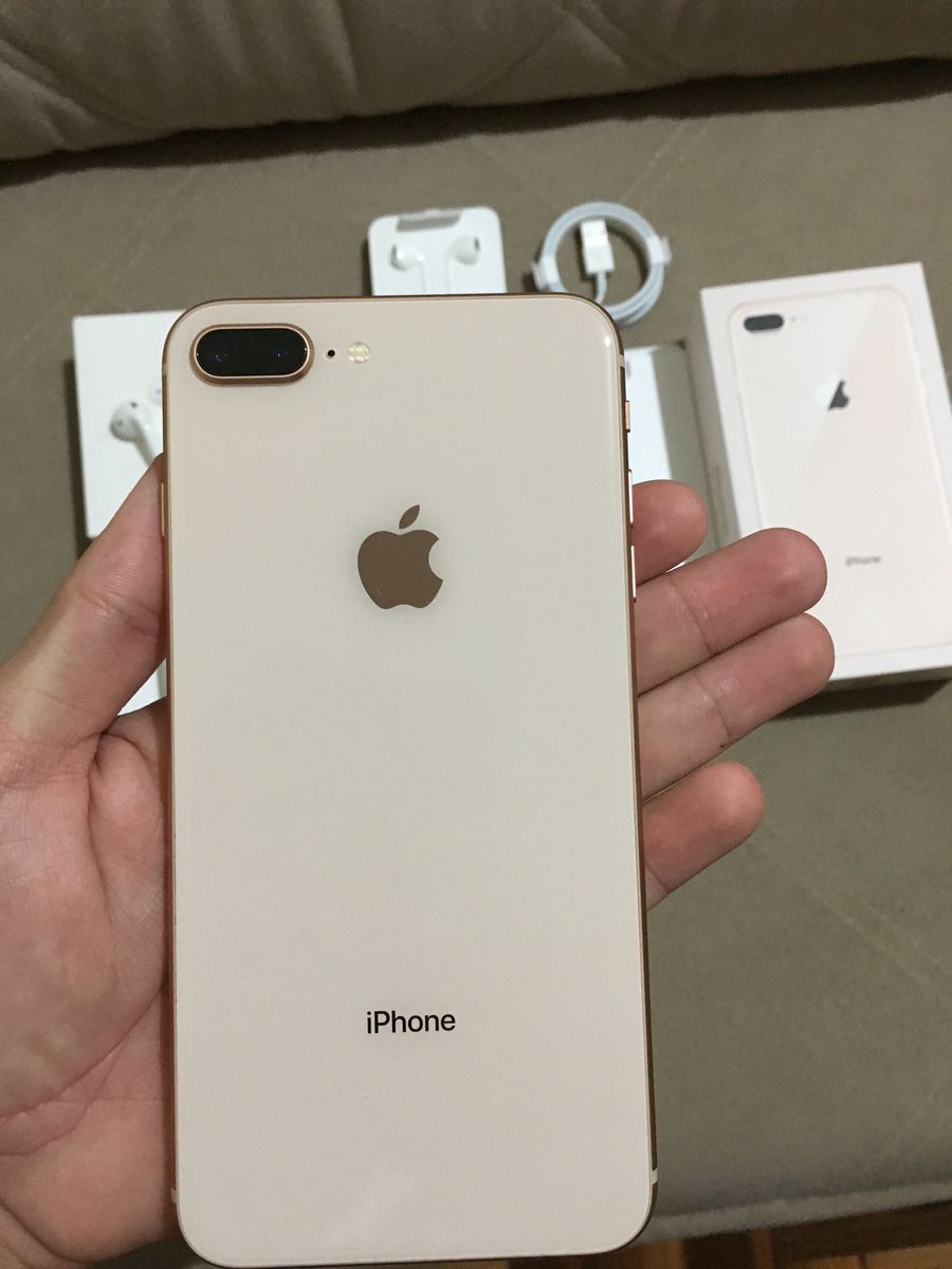 Iphone 8 Plus 256 Gb Completo + Acessórios e Caixa