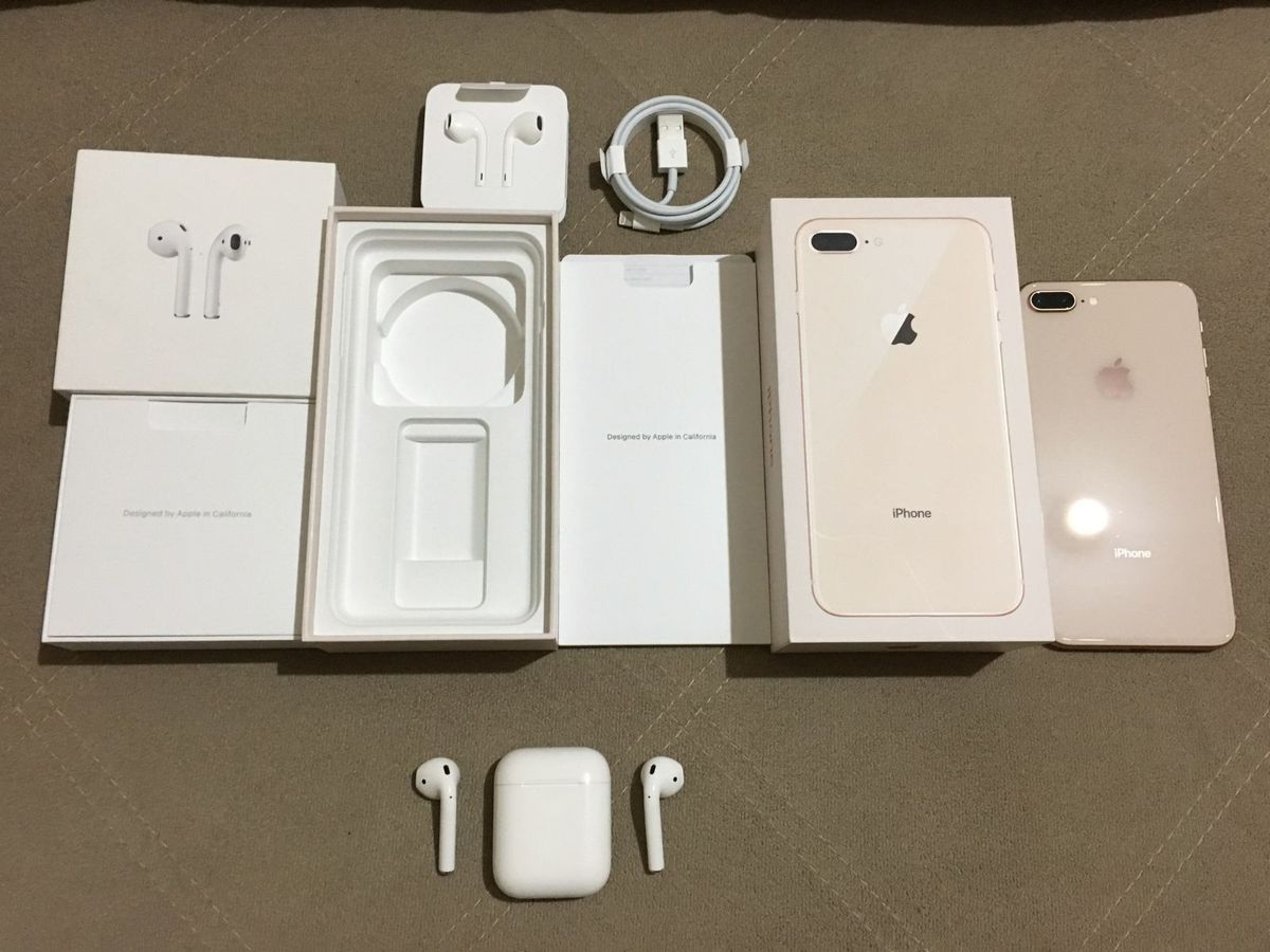 Iphone 8 Plus 256gb Completo Caixa +acessorios Cacareco