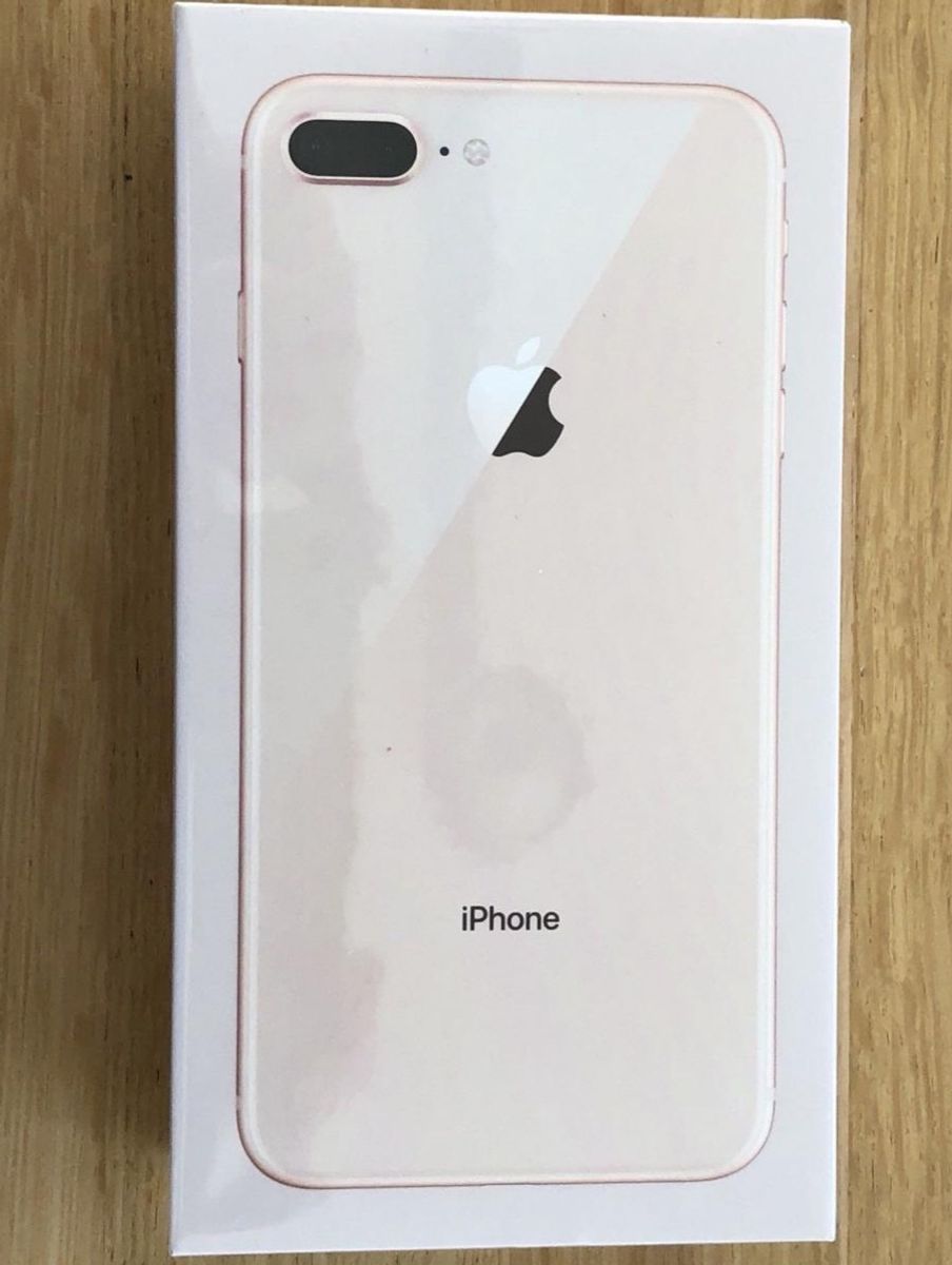 Iphone 8 Plus 256gb Gold Móvel p/ Casa Apple Novo
