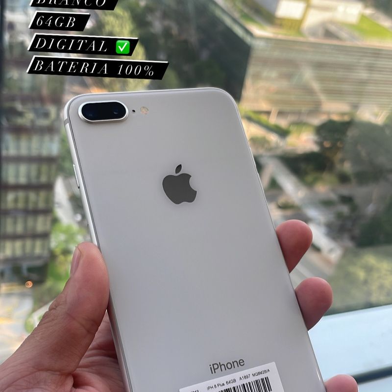 Iphone 8 Plus Branco | Apple Usado 69114919 | enjoei