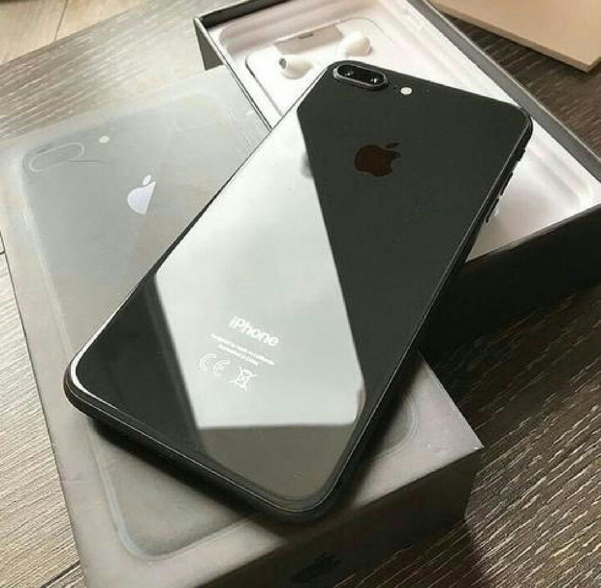 Iphone 8 Plus Preto 64gb Novo sem Uso Cacareco Apple