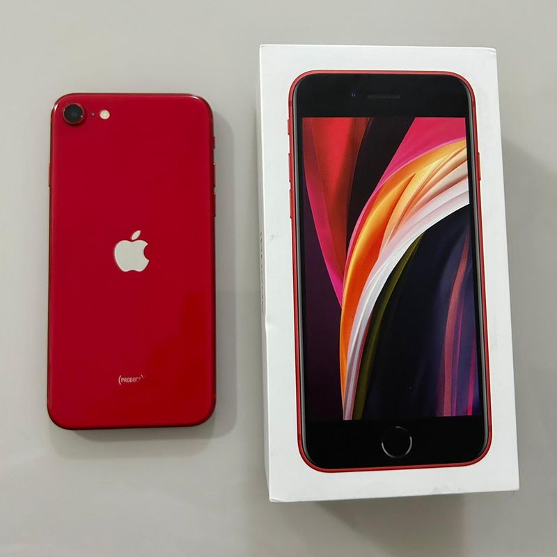 Iphone Se 64gb 2a Geração|2020 (Product)Red 4.7 12mp Ios | Iphone