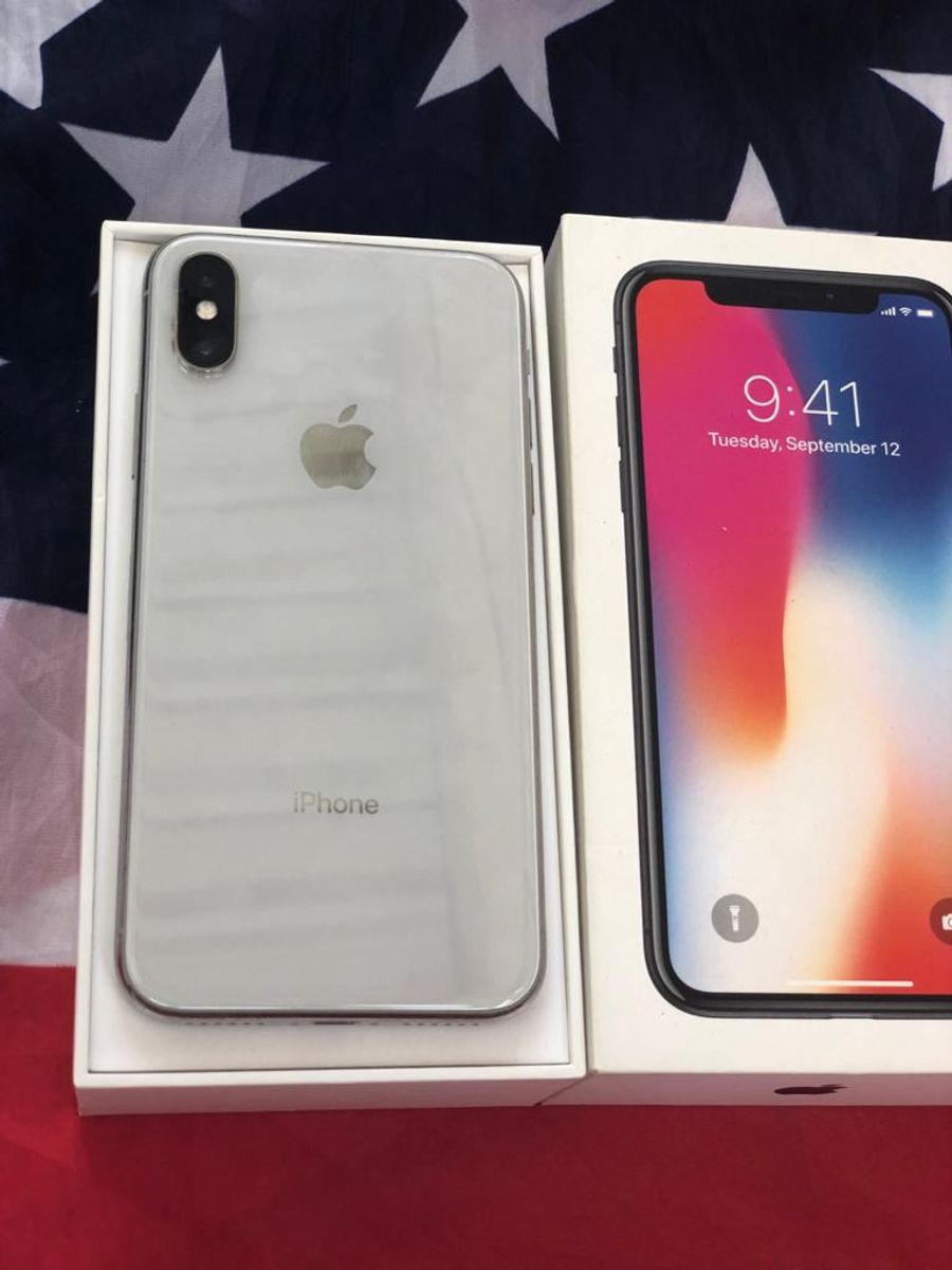 Iphone X 256gb Silver Desbloqueado sem Face Id Iphone