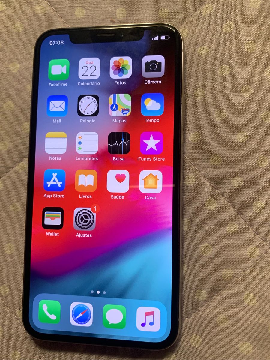 Iphone X 64 Gb Silver ( Branco) Iphone Apple Usado