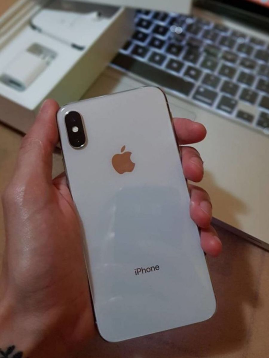 Iphone X Branco 64gb Iphone Apple Usado 47028599 enjoei