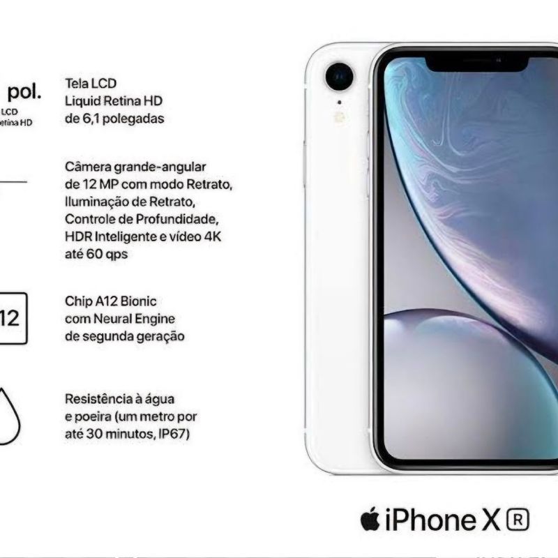 Iphone Xr Conservado | Apple Nunca Usado 109357808 | enjoei