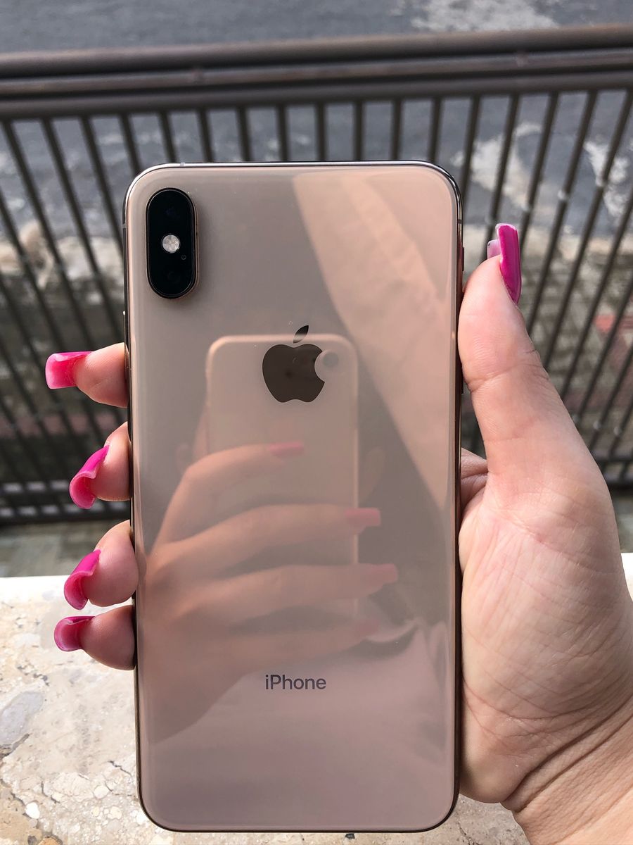 Iphone Xs Max 512 Gb Dourado Novo Produto Feminino Apple