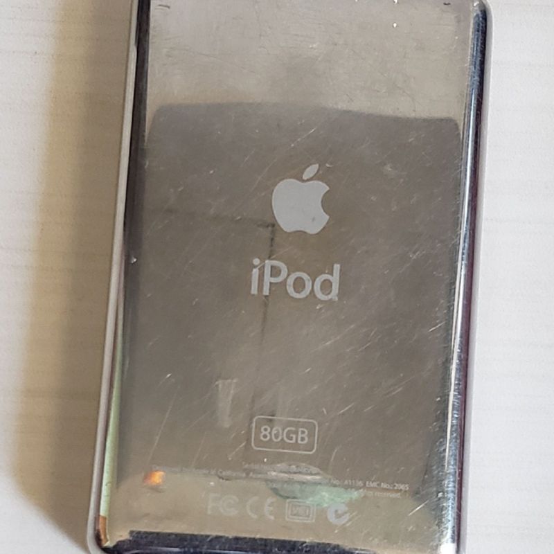 Ipod Classic 80 Gb A1136 Funcionando Tudo | Ipod e Mp3 Player
