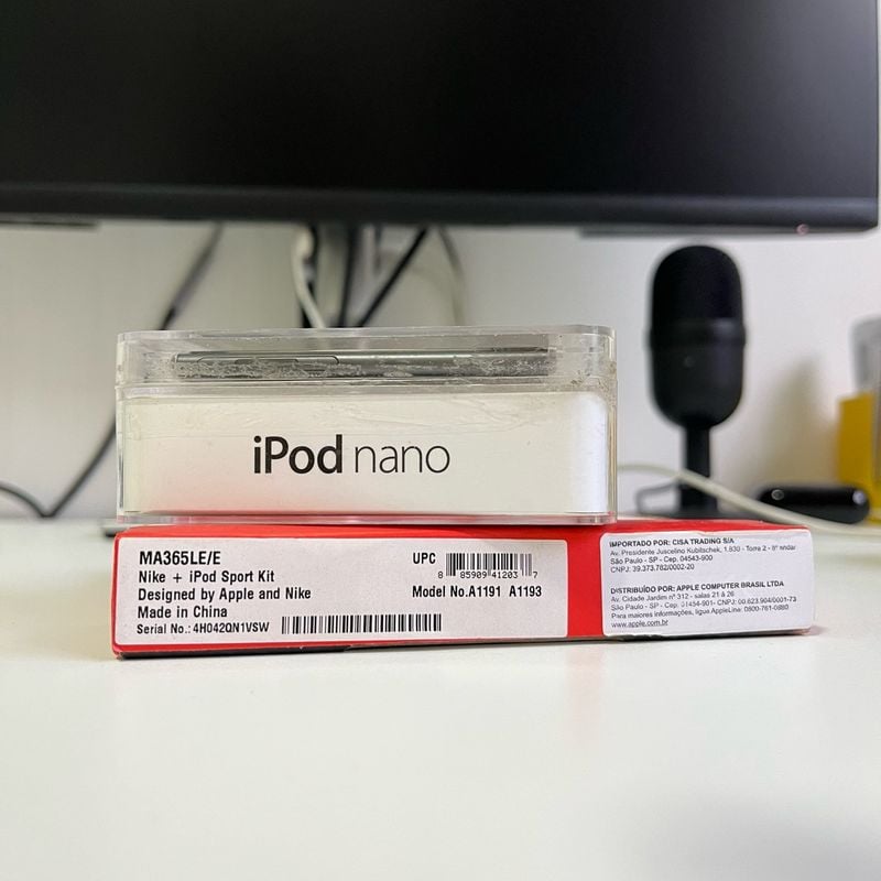 Ipod Nano 16gb Sensor Nike de Corrida Ipod e Mp3 Player Apple Usado  109367222 enjoei