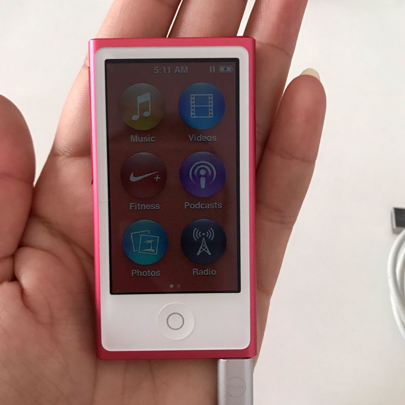 Ipod Nano Geração 7 16gb Rosa Pink | Ipod e Mp3 Player Apple Nunca