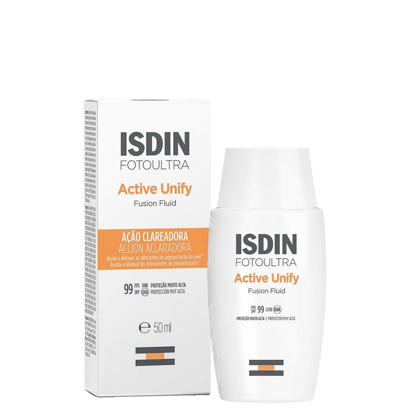 Isdin Foto Ultra Active Unify Fps 99 - Protetor Solar Facial 50ml ...