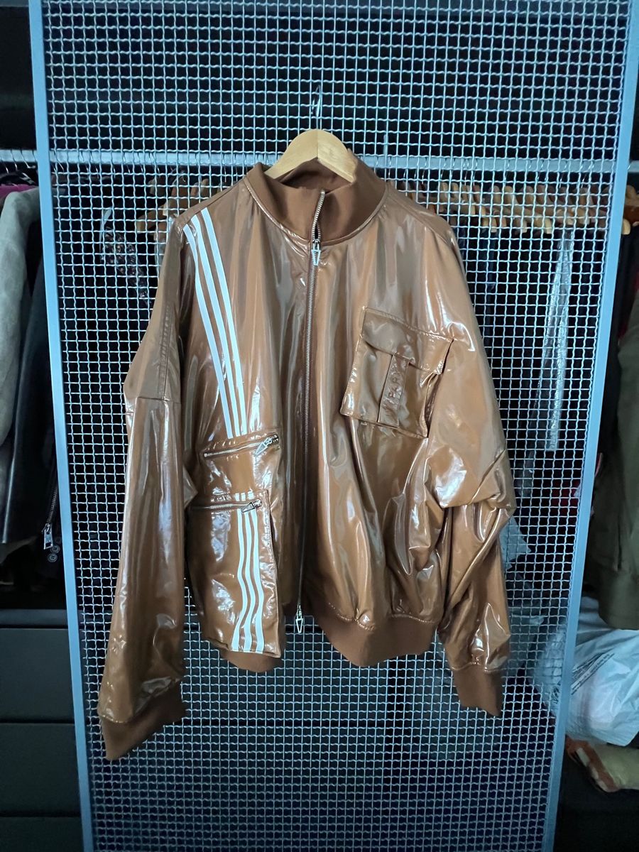 Ivy park latex online track jacket