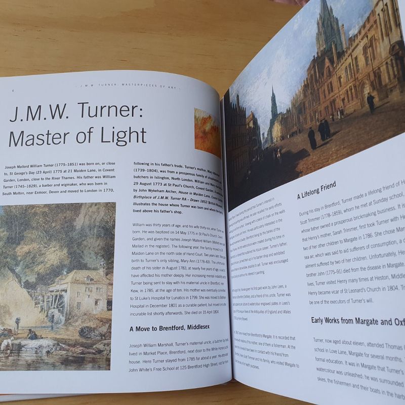 JMW Turner Masterpieces of Art