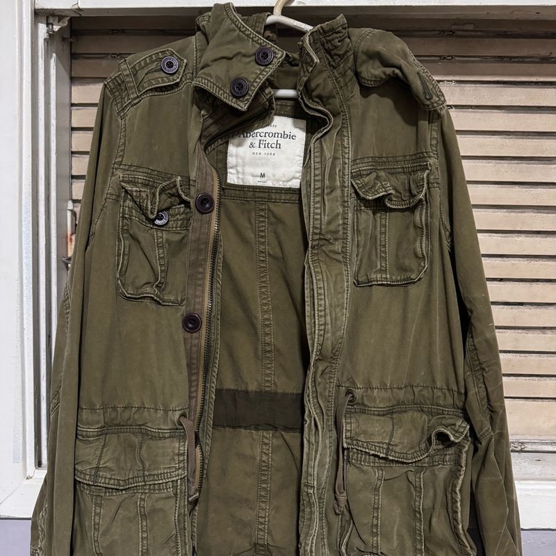 Jaqueta Abercrombie &Amp; Fitch Verde | Abercrombie & Fitch Usado