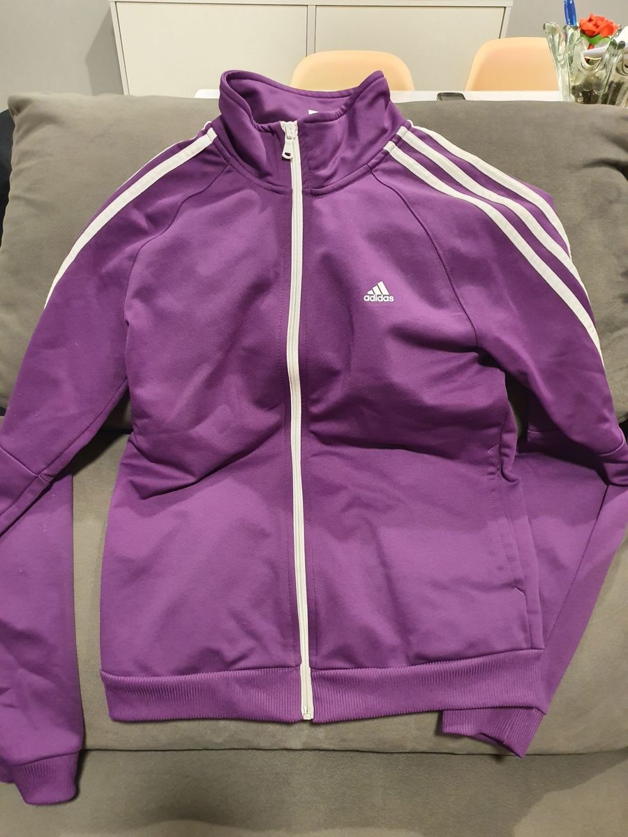 jaqueta adidas roxa