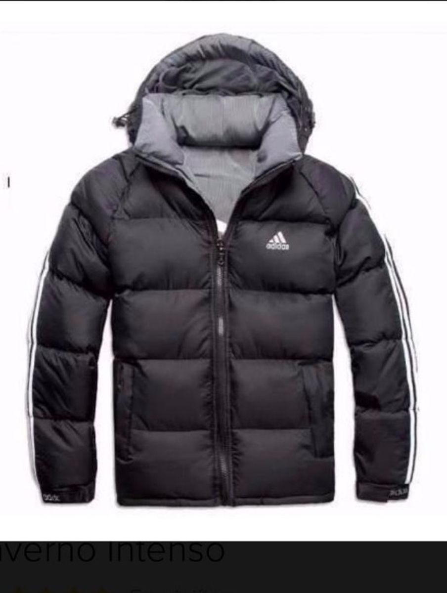 jaqueta acolchoada masculina adidas