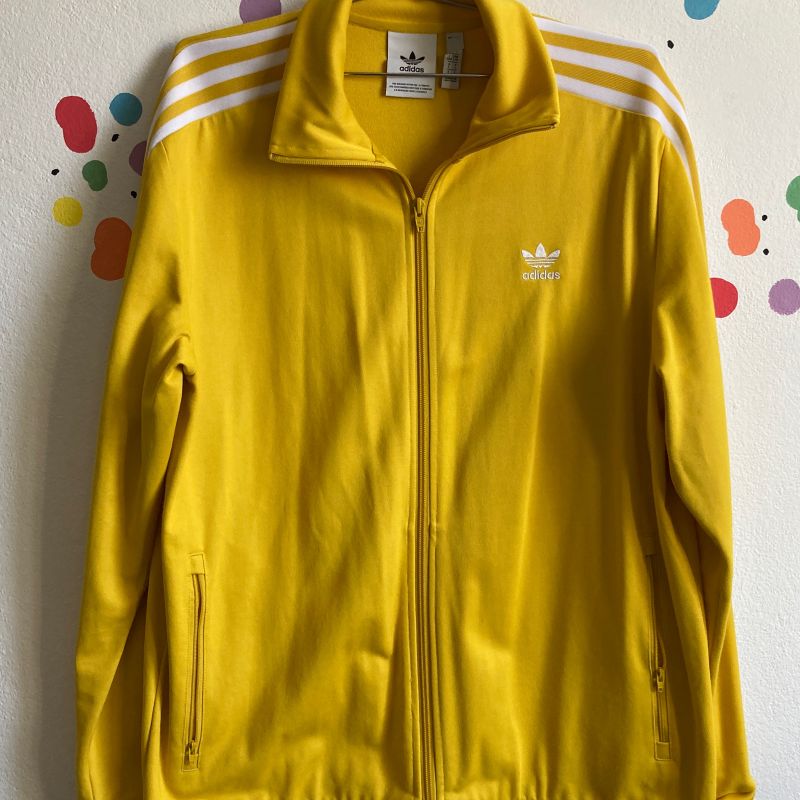 Jaqueta amarela hot sale adidas