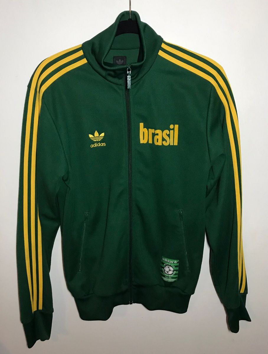 Jaqueta Adidas Brasil Seleção 1970 (Original), Casaco Feminino Adidas  Usado 37356113