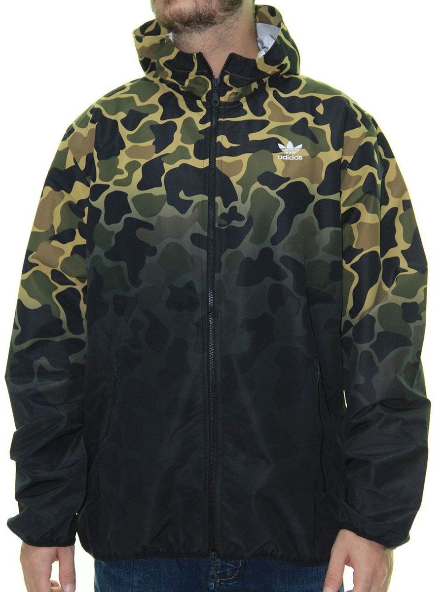 adidas corta vento camuflado