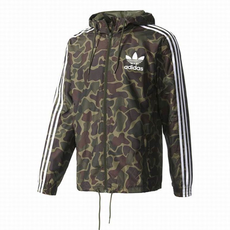 Jaqueta adidas store camuflada corta vento