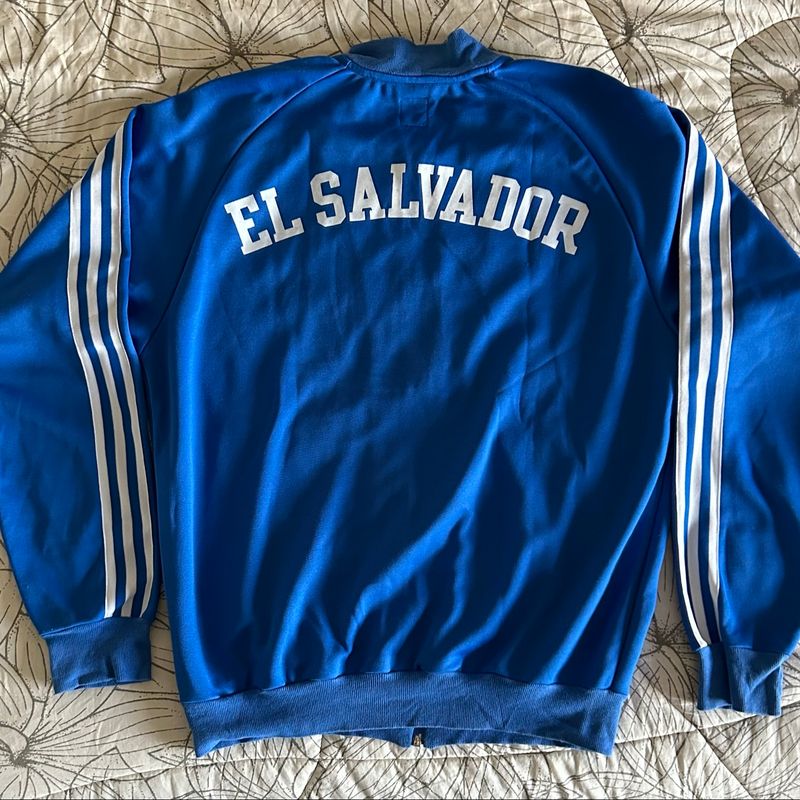 Jaqueta Adidas Originals El Salvador La Guerra Del Balompie Copa 1982  Casaco Masculino Adidas Usado 100591878 enjoei