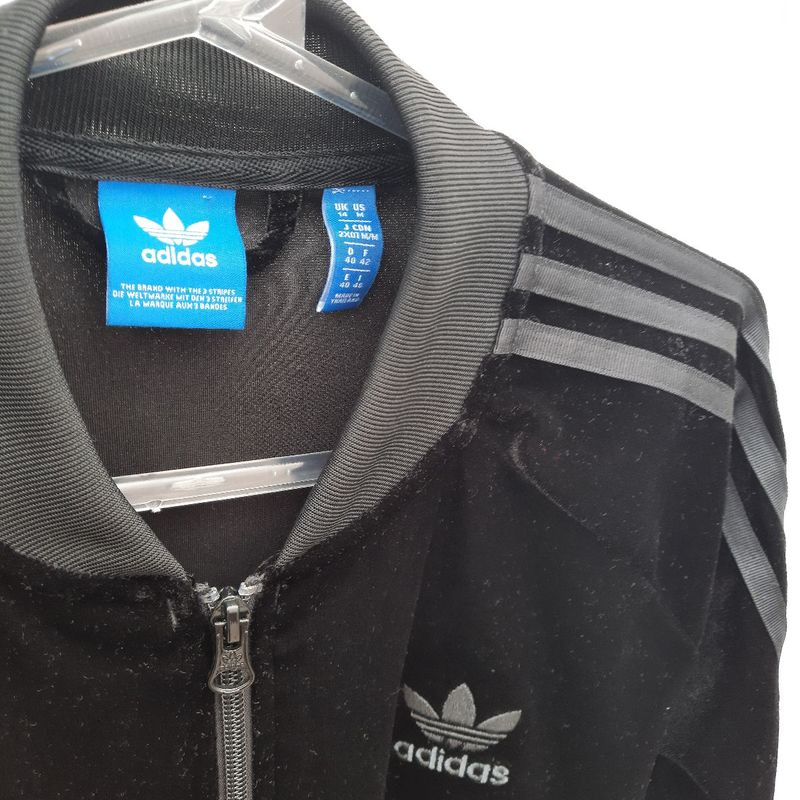 Casaco adidas hot sale veludo