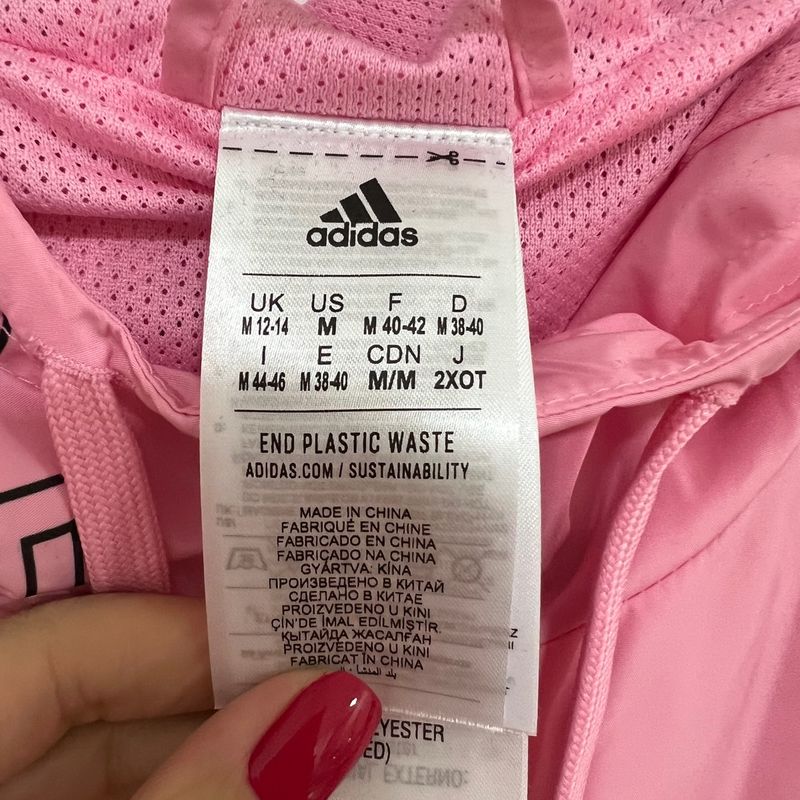 Jaqueta adidas outlet rosa