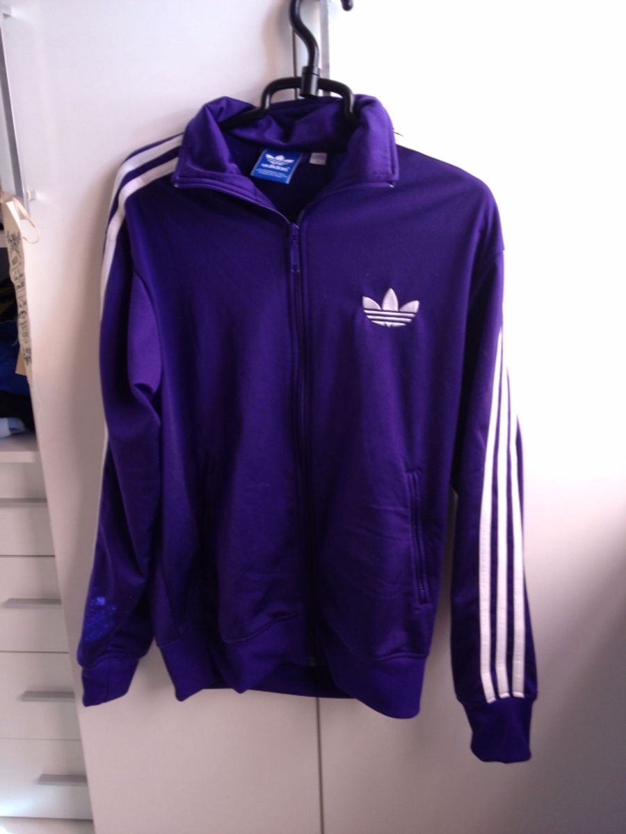 jaqueta adidas roxa