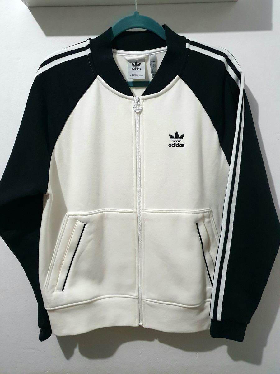 Jaqueta Adidas Sst Preto/Branco Flanelada Adidas Usado 106307693