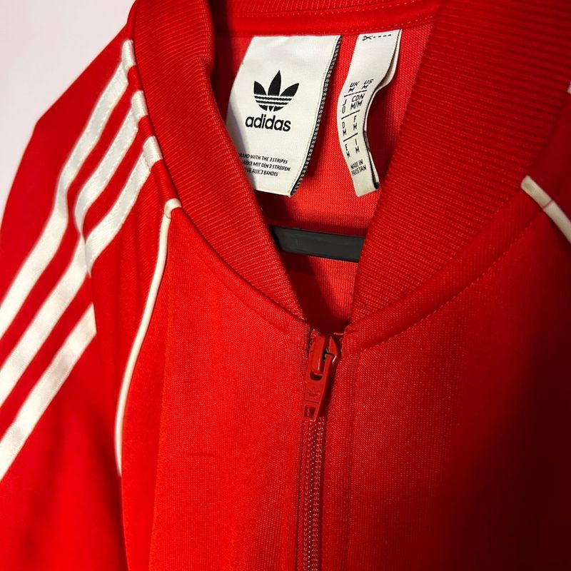Jaqueta Adidas Sst Vermelha Adidas Usado 105579933 enjoei