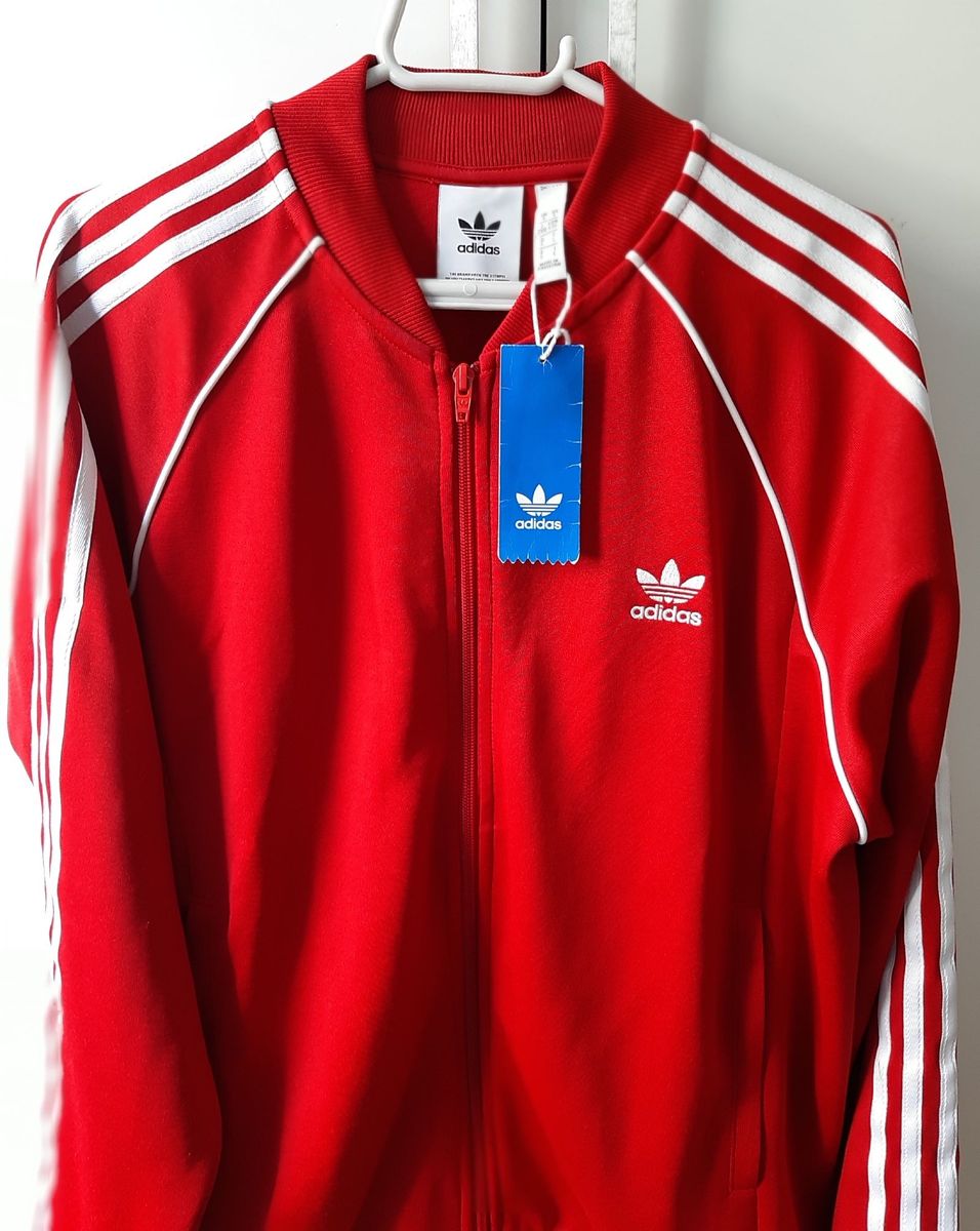 casaco adidas vermelho