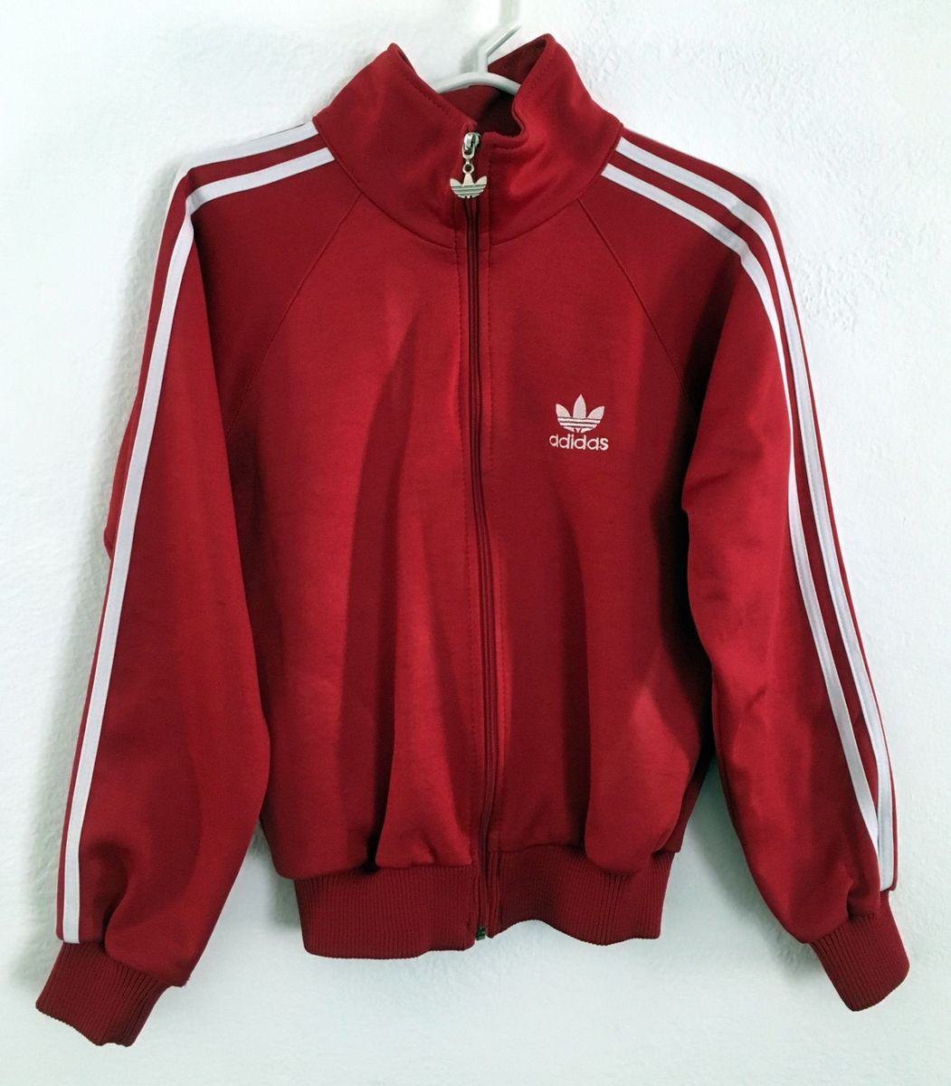 casaco adidas vermelho