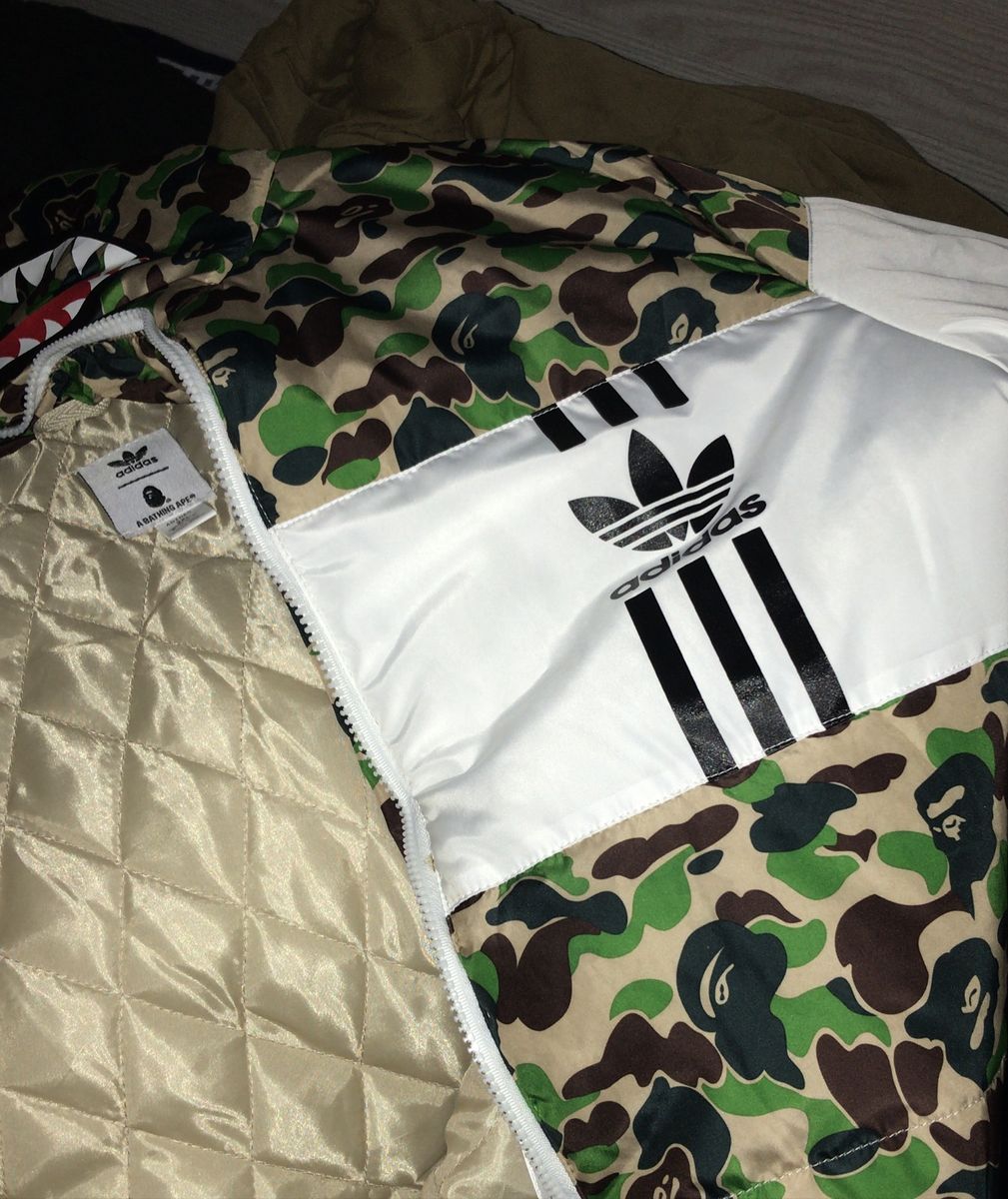 jaqueta adidas bape