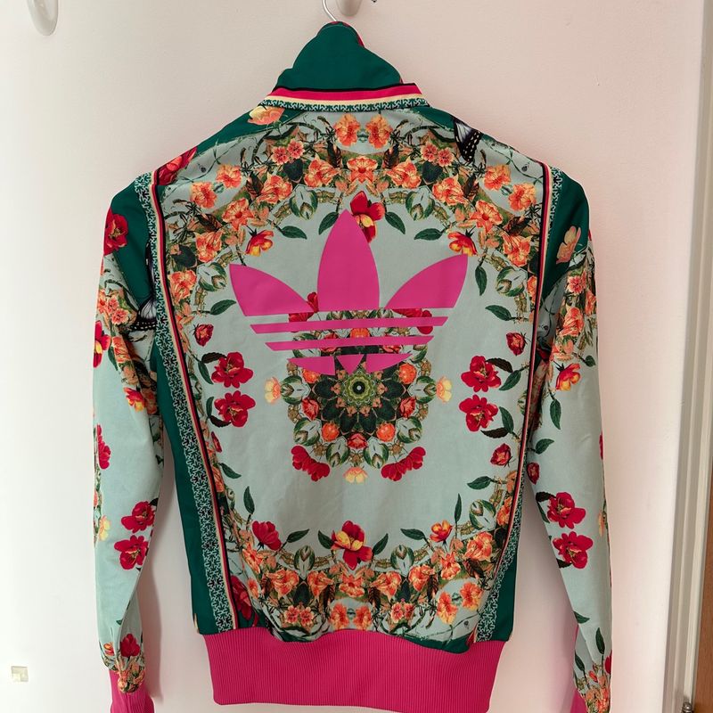 Jaqueta Adidas X Farm Borboflor (Xs) Impecável | Farm Nunca Usado