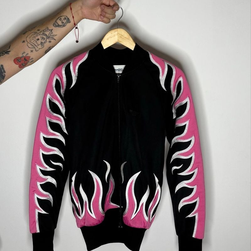 Jaqueta Adidas X Jeremy Scott Pink Flames | Adidas X Jeremy Scott