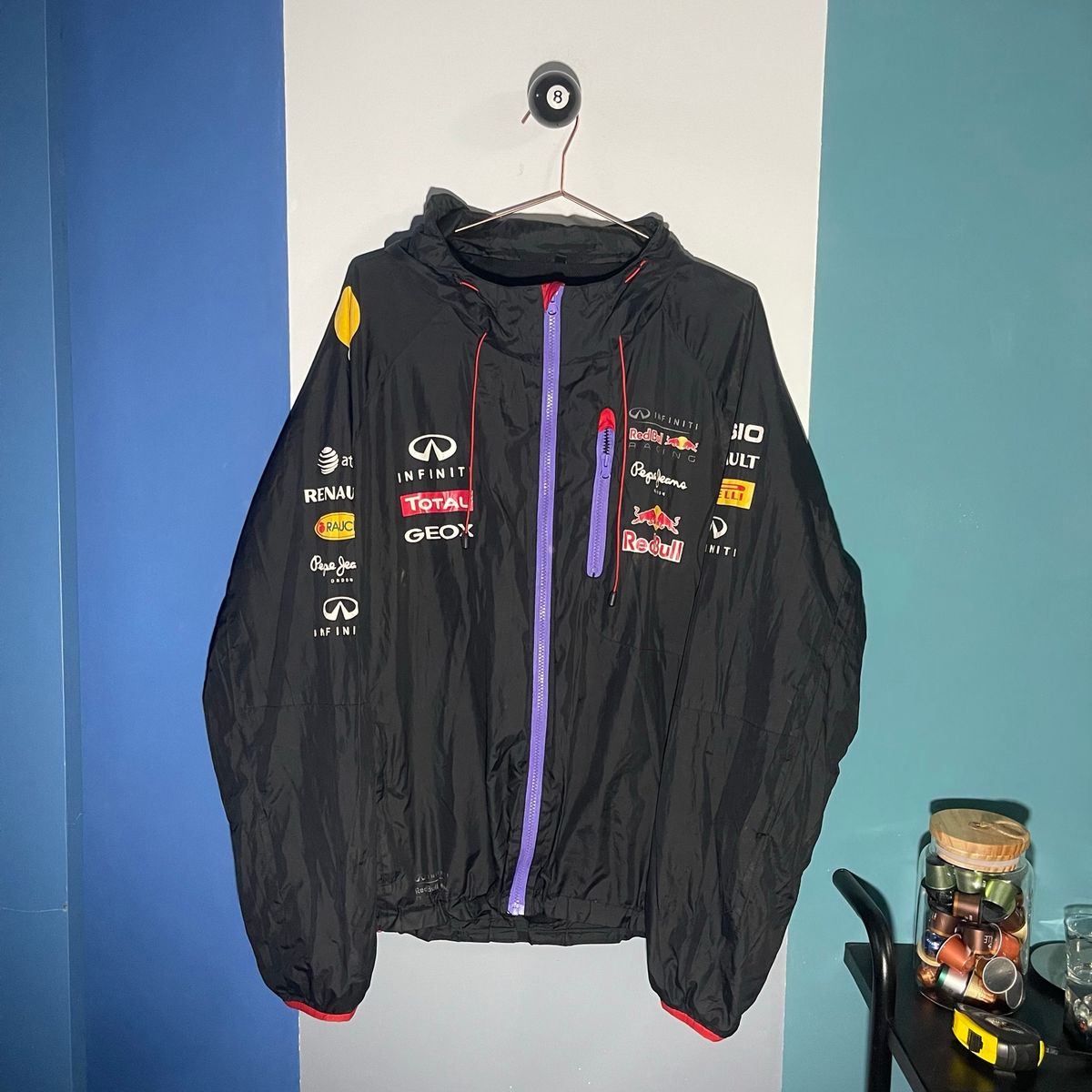 Corta Vento Jaqueta F1 Red Bull Jaqueta Esportiva Estilo Corta