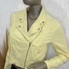jaqueta amarelo manteiga cropped tam: 40 marisa - jaquetas marisa