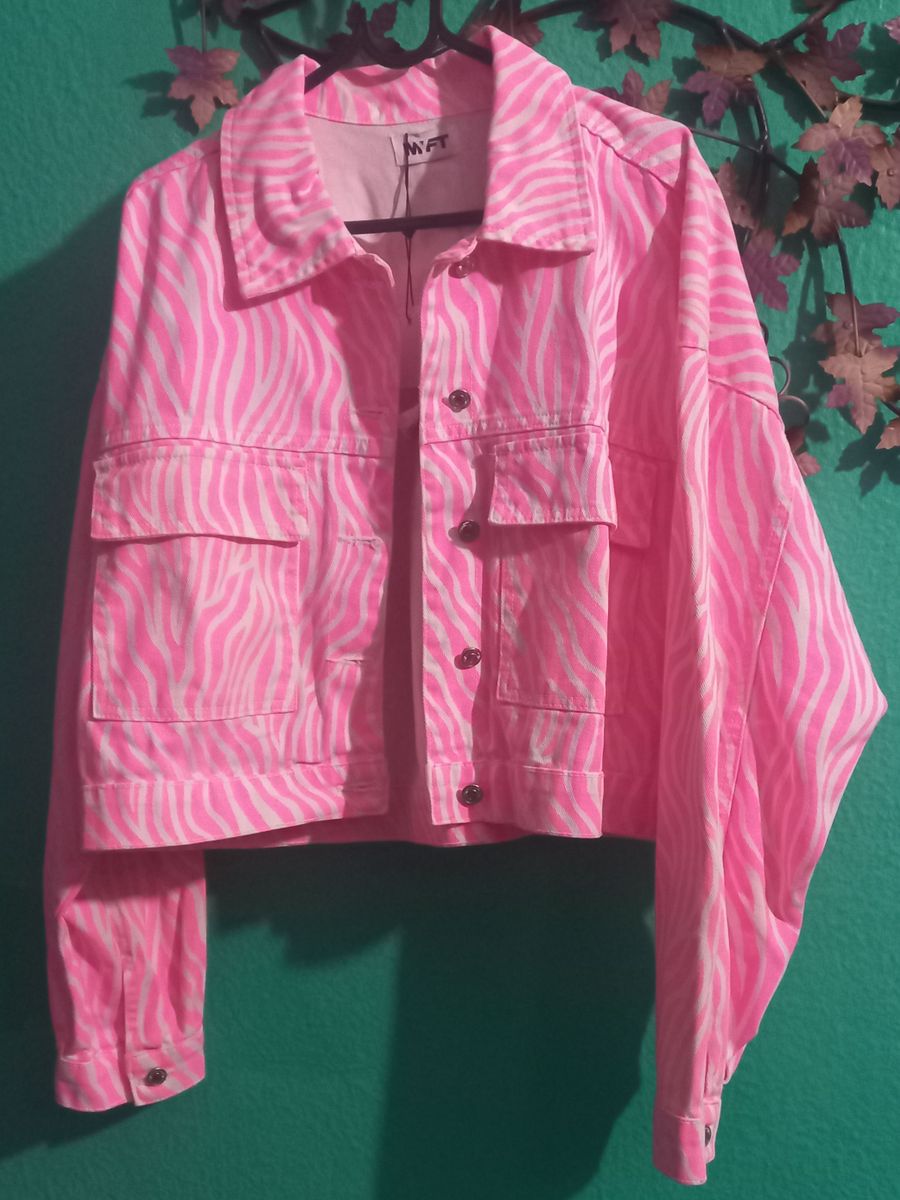 Jaqueta Animal Print Neon Myft | Casaco Feminino My Favorite Things ...
