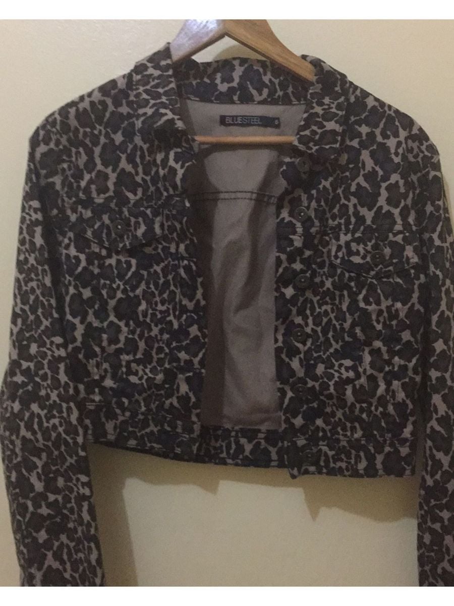 jaqueta animal print renner