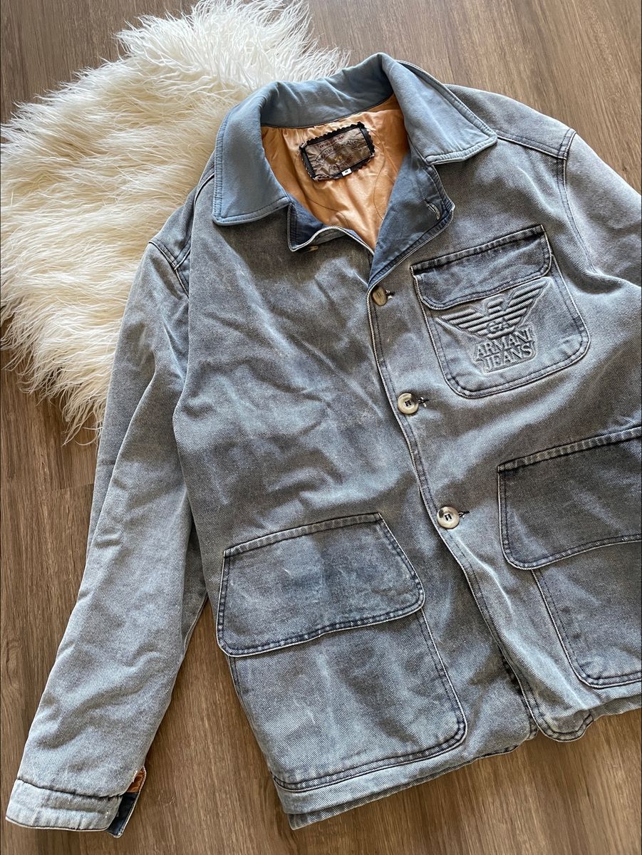 Jaqueta Armani Jeans Vintage Original | Casaco Masculino Armani