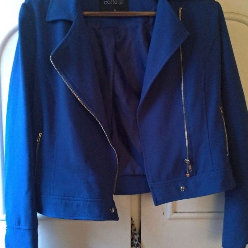 Jaqueta Renner Azul Casaco Feminino Cortelle Usado 73634527 enjoei