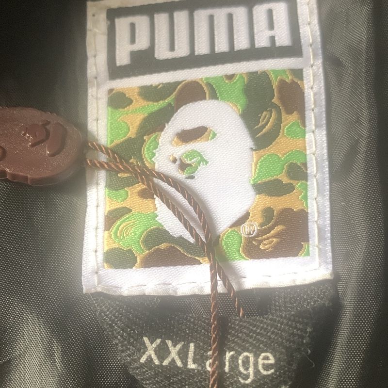 Jaqueta bape x fashion puma