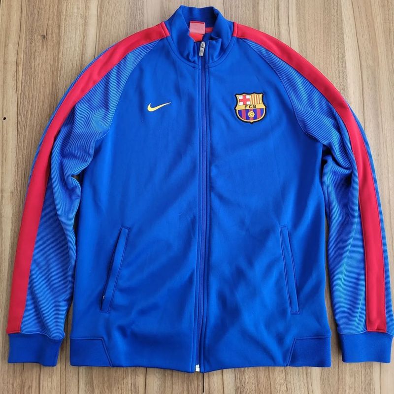 Jaqueta Barcelona Espanha Masculina Blusa Frio Nike Azul Hino N98 Champions  Camisa Time 2016 2017 Camiseta Masculina Nike Usado 101081228 enjoei